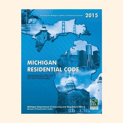 Michigan Residential Code Book 2015 (Most Current)