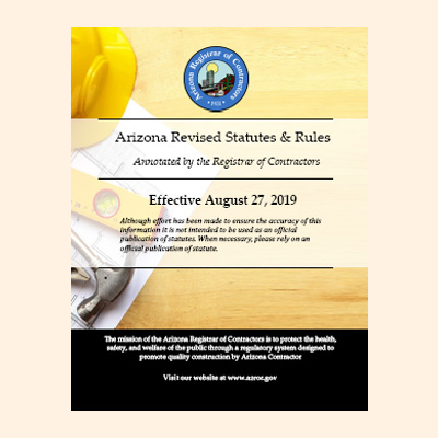 Arizona Revised Statutes And Rules